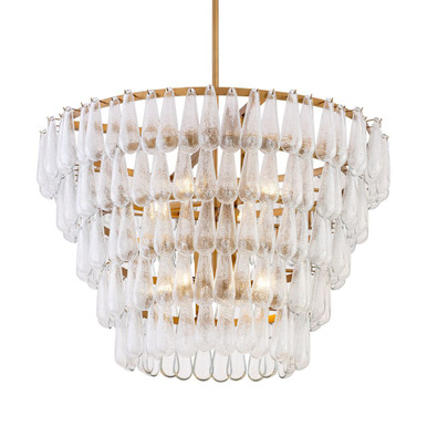 Vionne 8 Light Pendant 23.25 Inch Tall and 35 Inch Wide by Minka Lavery - 12656-732