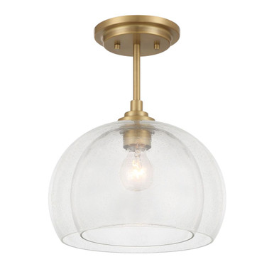 Glint 1 Light Convertible Pendant 9.75 Inch X 12 Inch Wide by Minka Lavery - 2725-732