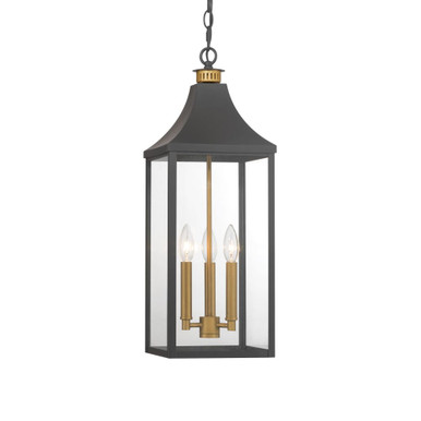 Hurstborne 3 Light Outdoor Hanging Lantern 24X8.5 Inch Wide by Minka Lavery - 78304-734
