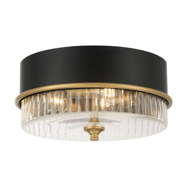 Stamford 3 Light Flush Mount 7.25 Inch Tall X 15 Inch Wide by Minka Lavery - 1905-876