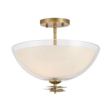 Elowen 3 Light Semi Flush Mount 12.5 Inch and 15 Inch Wide by Minka Lavery - 10255-732