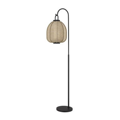 Maltby 7W 1 LED Floor Lamp 73.5 Inch Tall and 15 Inch Wide by Troy - PFL8674-TBK-SMALL