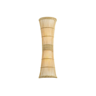 Zander 2 Light Wall Sconce 22.5 Inch Tall and 6.75 Inch Wide by Troy - B2523-SWH