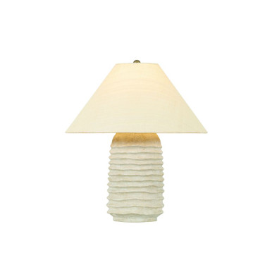 Gino 1 Light Table Lamp 23 Inch Tall and 20 Inch Wide by Troy - PTL5023-PBR/CER