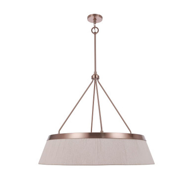 Yates 8 Light Pendant 27 Inch Tall and 32 Inch Wide by Craftmade - 61698-CPZ