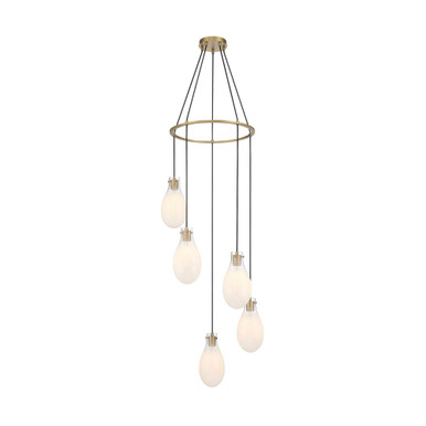 Davis 6W 5 LED Pendant 20 Inch Tall and 23.25 Inch Wide by Crystorama - DAV-6005-MG
