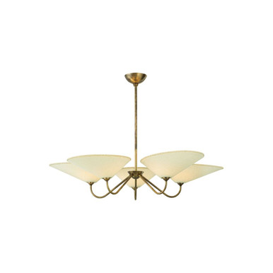 Sinclair 5 Light Chandelier 8.25 Inch Tall and 45.75 Inch Wide by Troy - F3246-PBR