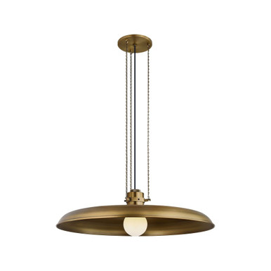 Rainhill 1 Light Pendant 8 Inch Tall and 32 Inch Wide by Troy - F3233-PBR