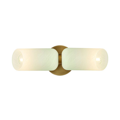 Hermann 2 Light Bath Vanity 14.5 Inch Tall and 4.75 Inch Wide by Troy - B4714-PBR