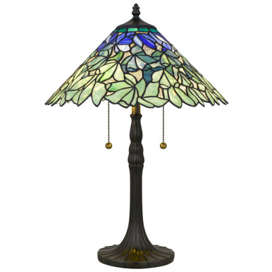 Seasons 2 Light Table Lamp 22.5 Inch Tall and 15.75 Inch Wide by Quoizel - TF6835VB