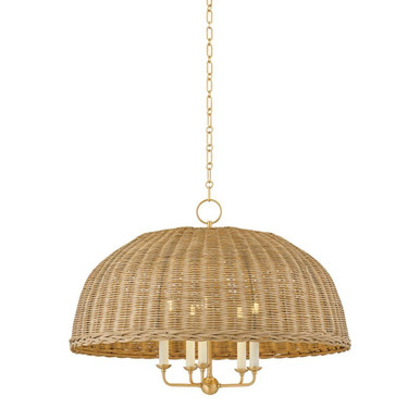 Arwen 5 Light Chandelier 21.75 Inch Tall and 30 Inch Wide y Mitzi - H859805-AGB