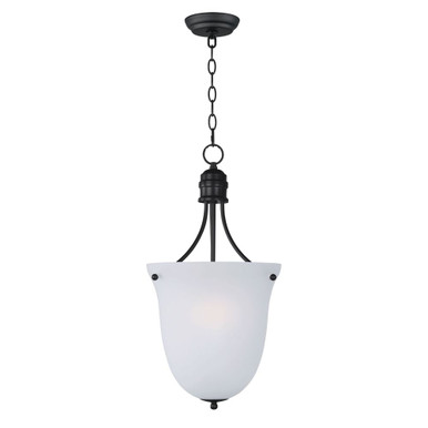 Logan 3 Light Entry Foyer Pendant 26 Inch Tall and 12.75 Inch Wide by Maxim - 10048FTBK