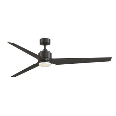 TriAire Custom Ceiling Fan with LightKit 12.42 X 72 Inch Wide by Fanimation - FPD8515DZM-72DZW-LK