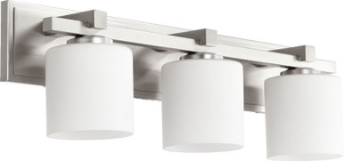 3 Light Cylinder Vanity Light 24 Inch Wide by Quorum - 5369-3