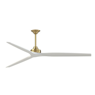 Spitfire Ceiling Fan 19.69 Inch Tall and 84 Inch Wide by Fanimation - FPD6721BBS-84MW