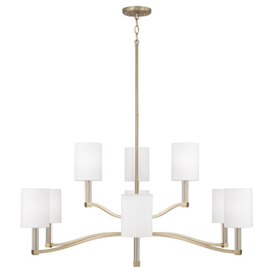 Ingrid 9 Light Chandelier 18.25 Inch Tall and 40 Inch Wide by Capital - 457091MA-715