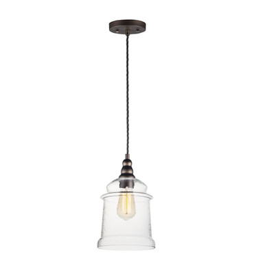 Revival 1 Light Mini Pendant 12.5 Inch Tall and 7.75 Inch Wide by Maxim - 21579HMOI