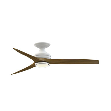 Spitfire Flush Ceiling Fan with Double Walled LK 54 Inch Wide by Fanimation - FPD6721-54-DWLK-F