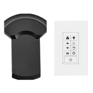 Accessory Hardwired DC Fan Wall Remote and Receiver 88755 by Maxim - FSWT88755WT