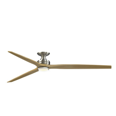 Spitfire Flush Ceiling Fan with Double Walled LK 84 Inch Wide by Fanimation - FPD6721-84-DWLK-F