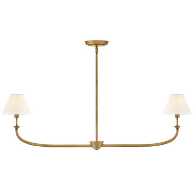Greta 5W 2 LED Linear Pendant 13 Inch Tall and 41.25 Inch Wide by Hinkley - 45164