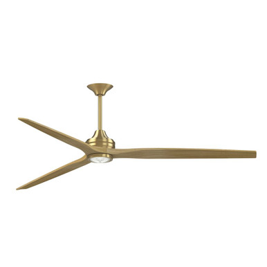 Spitfire 3 Blade Ceiling Fan with Light Kit 84 Inch Wide By Fanimation - FPD6721BBS-84N-LK
