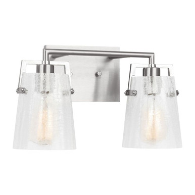 Crofton 2 Light Bath Vanity 9 X 14.63 Inch Wide by Visual Comfort Studio - DJV1032CKG