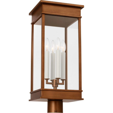 Cupertino 4 Light Outdoor Post Lantern 22.5 Inch by Visual Comfort Studio - CO1524