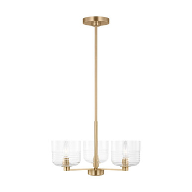 Lochdale 3 Light Chandelier 10.25X17.88 Inch Wide by Visual Comfort Studio - DJC1233