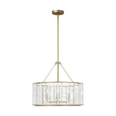 Winslow 3 Light Chandelier 21.25 X 23.75 Inch Wide by Visual Comfort Studio - TFC1163PCB