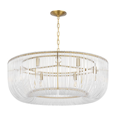 Pierce 6 Light Pendant 16.25 Inch and 36 Inch Wide by Visual Comfort Studio - CP1466