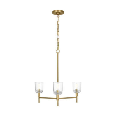 Hartley 3 Light Chandelier 23.5 X 24 Inch Wide by Visual Comfort Studio - TFC1143