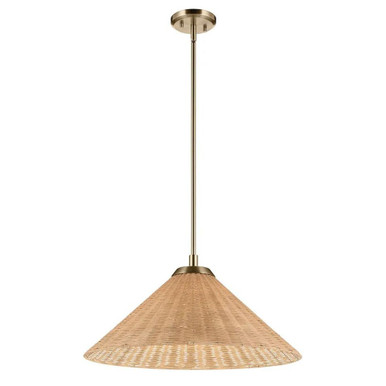 Bekah 13W 1 LED Convertible Pendant 11.75 Inch X 24.25 Inch Wide by Kichler - 52730CPZ
