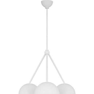 Beaunay 3 Light Chandelier 18 Inch X 26 Inch Wide by Visual Comfort Studio - LXC1043CPST