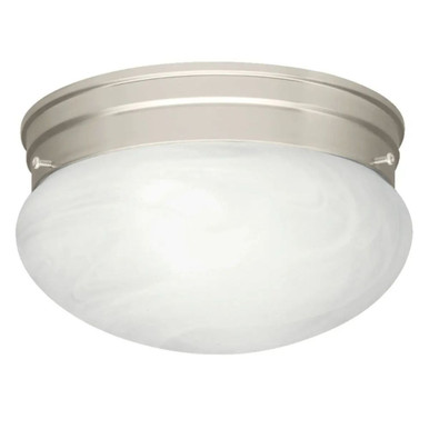 Ceiling Space 1 Light Alabaster Flush Mount 4.75X7.25 Inch Wide by Kichler - 8206NI