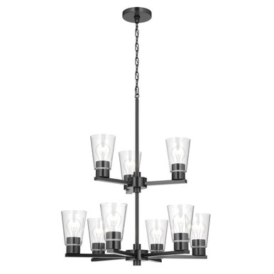 Stamos 9 Light Chandelier 27 Inch Tall and 24 Inch Wide by Kichler - 52438
