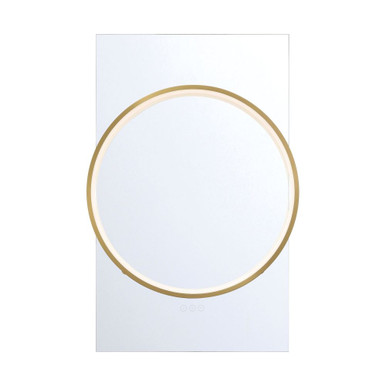 Trails 50W 1 LED Rectangular Mirror 36 Inch Tall X 24 Inch Wide by Eurofase - 50894