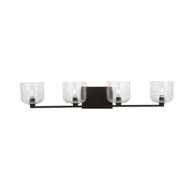 Lochdale 4 Light Bath Vanity 6.13X33.63 Inch Wide by Visual Comfort Studio - DJV1114