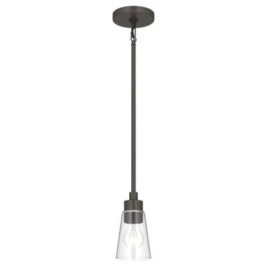Erma 1 Light Mini Pendant 7.5 Inch Tall and 4 Inch Wide by Kichler - 52444_1