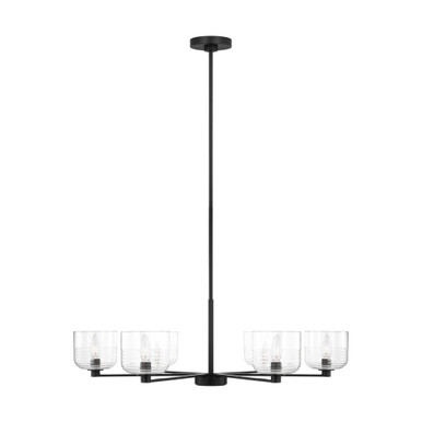 Lochdale 6 Light Chandelier 10.25X33.88 Inch Wide by Visual Comfort Studio - DJC1216
