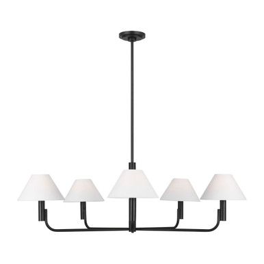Colfax 5 Light Chandelier 10 Inch X 40.5 Inch Wide by Visual Comfort Studio - SLC1005