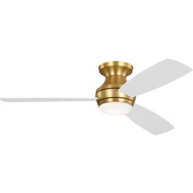 Ikon Hugger 3 Blade Ceiling Fan with LK 52 Inch Wide by Visual Comfort Fan - 3IKR52BBSD