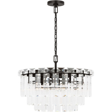 Arden 10 Light Chandelier 17.38 X 24.13 Inch Wide by Visual Comfort Studio - CC12610AI