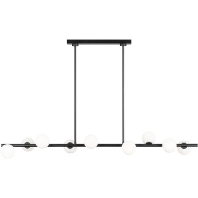 Altair 9 Light Linear Chandelier 49.25 Inch Wide by Visual Comfort Studio - SLC1059