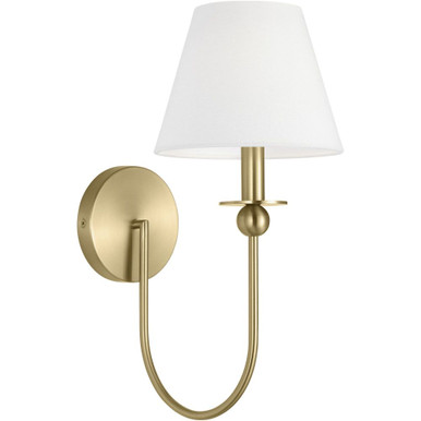 Elsay 1 Light Wall Sconce 15.5 Inch X 7 Inch Wide by Visual Comfort Studio - DJW1111SB