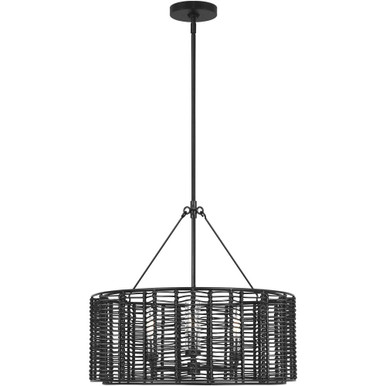 Winslow 3 Light Chandelier 21.25 X 23.75 Inch Wide by Visual Comfort Studio - TFC1163MBK