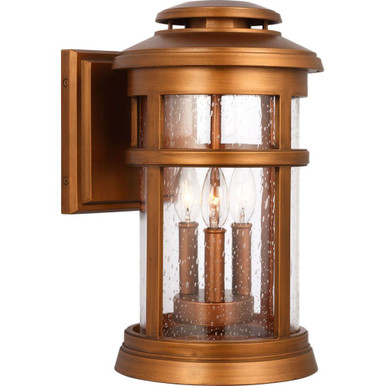 Newport 3 Light Outdoor Wall Lantern 16 Inch Tall by Visual Comfort Studio - OL14302NCP