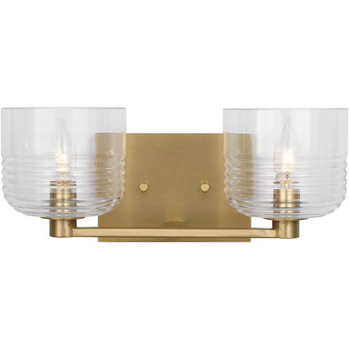 Lochdale 2 Light Bath Vanity 6.13X14.75 Inch Wide by Visual Comfort Studio - DJV1112SB