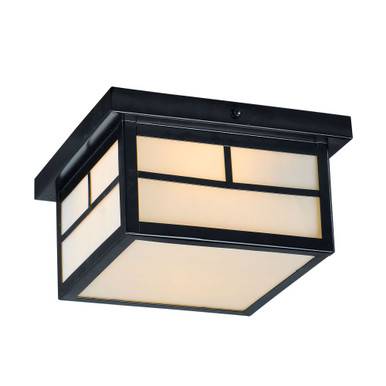 Coldwater 2 Light 9.25 Inch Wide Outdoor Flush Mount by Maxim - 4059WTBK