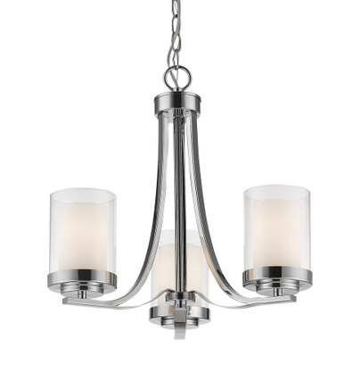 Willow 3 Light Chandelier 16 x 17.5 Inches by Z-Lite - 426-3C-CH